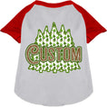 Load image into Gallery viewer, Custom Woodland Trees Pet Raglan Shirts