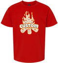 Load image into Gallery viewer, Custom Around the Campfire Children's Gildan Soft Shirt