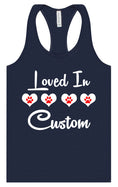 Load image into Gallery viewer, Custom Loved In Women's Racerback Tank