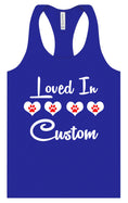 Load image into Gallery viewer, Custom Loved In Women's Racerback Tank