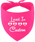 Load image into Gallery viewer, Custom Loved In Pet Bandana