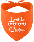 Load image into Gallery viewer, Custom Loved In Pet Bandana