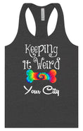Load image into Gallery viewer, Custom Stay Weird in Women's Racerback Tank