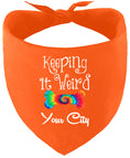 Load image into Gallery viewer, Custom Stay Weird in Pet Bandana