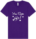 Load image into Gallery viewer, Custom Girl Unisex V-Neck Shirt