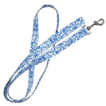 Blue Floral Toile Leash