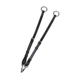 ExionPro Wide Elastic 3 Point Breastplate - Navy Blue Elastic with White Lines