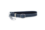 Martingale Blue Jeans Leather Dog Collar