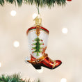 Load image into Gallery viewer, Christmas Cowboy Boot - Southlake Paws