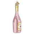 Load image into Gallery viewer, Rose Wine Ornament - Southlake Paws