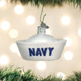 Load image into Gallery viewer, Navy Cap Ornament - Southlake Paws