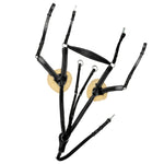 ExionPro 5 Point Breastplate with Sheepskin Padding - Matching Elastic