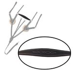 ExionPro 5 Point Breastplate with Sheepskin Padding - Green Elastic & White Lines