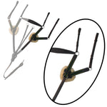 ExionPro 5 Point Breastplate with Sheepskin Padding - Green Elastic & Yellow Lines
