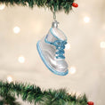 Load image into Gallery viewer, Blue Baby Shoe Ornament - Southlake Paws