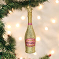 Load image into Gallery viewer, Prosecco Bottle Ornament - Southlake Paws
