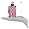 Load image into Gallery viewer, Pink Rolling Suitcase Ornament - Southlake Paws