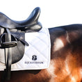 Load image into Gallery viewer, B&W - White Saddle Pad