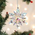 Load image into Gallery viewer, Radiant Crystal Snowflake Ornament - Southlake Paws