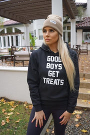 Good Boys Get Treats Hoodie | Gift for Dog Lovers | Front & Back Prints