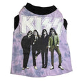 Load image into Gallery viewer, Upcycled Dog Tank - M "KISS PURP/BLK"