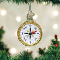 Load image into Gallery viewer, Compass Ornament - Southlake Paws