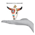 Load image into Gallery viewer, Southwestern Steer Skull Ornament - Southlake Paws
