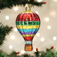 Load image into Gallery viewer, Vibrant Hot Air Balloon Ornament - Southlake Paws