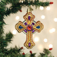 Load image into Gallery viewer, Ornate Cross Ornament - Southlake Paws