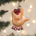 Load image into Gallery viewer, Love Sign Language Ornament - Southlake Paws