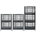 Load image into Gallery viewer, 37" Stackable Heavy Duty Dog Kennel 371D04