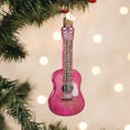 Load image into Gallery viewer, Glittered Glam Guitar Ornament