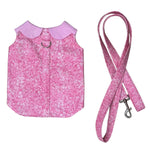 Pink Floral Calico Harness