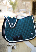 Load image into Gallery viewer, Jump Saddle Pad | Green- Black & White