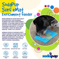 Load image into Gallery viewer, Surf's Up eMat - Small Lickmat for Dogs and Cats | Beach-Themed Design | SodaPup