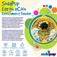 Load image into Gallery viewer, Earth eCoin Nylon Lick Mat for Dogs | USA Made Enrichment Toy | SodaPup