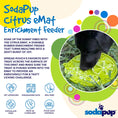 Load image into Gallery viewer, Citrus Design eMat - Enrichment Lick Mat For Dogs and Cats - with Suction Cups | USA Made