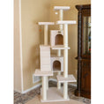 Load image into Gallery viewer, Armarkat B7701 Classic Cat Tree In Ivory Jackson Galaxy Approved Multi Levels With Ramp Three Perches Two Condos