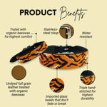 Tiger Sambboho dog collar (animal print collection)