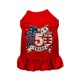 Load image into Gallery viewer, The “Liberty Heiress 250” Couture Pet Dress (Available in White & Red)
