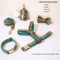Load image into Gallery viewer, Autumn Blue Plaid Set