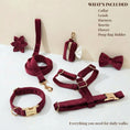 Load image into Gallery viewer, Red Wine Velvet Set