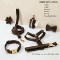 Load image into Gallery viewer, Dark Brown Velvet Set