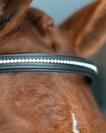 Load image into Gallery viewer, Anatomic Bridle with Crystal Browband