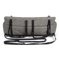 Load image into Gallery viewer, PupProtector™ Faux Leather Memory Foam Dog Car Bed - Slate Gray