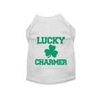 Lucky Charmer St. Patrick's Day Dog Tee