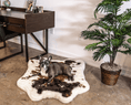 Load image into Gallery viewer, PupRug™ Animal Print Memory Foam Dog Bed - Brown Faux Cowhide
