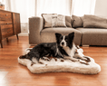 Load image into Gallery viewer, PupRug™ Animal Print Memory Foam Dog Bed - Brown Faux Cowhide