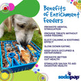 Load image into Gallery viewer, Waiting Dogs eTray - Shallow Slow Feeder Bowl for Enrichment | USA Made