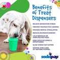 Load image into Gallery viewer, Coffee Cup eDispener Durable Rubber Chew Toy and Treat Dispenser
